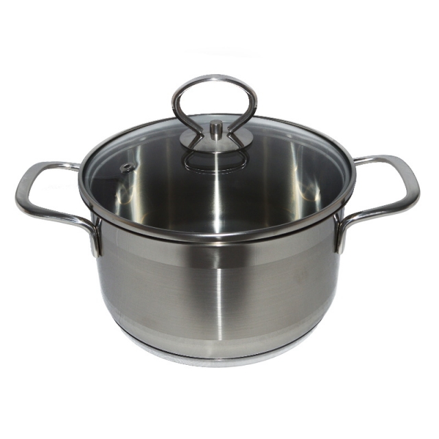 Кастрюля со стеклянной крышкой 3 л.,