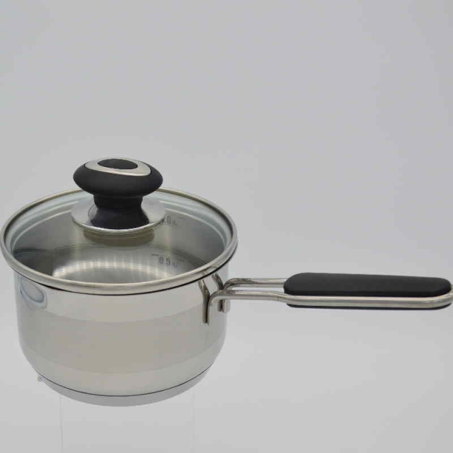 Ковш  со стеклянной крышкой 1л.