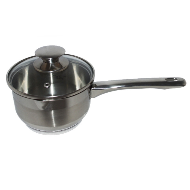 Ковш со стеклянной крышкой 1л.,