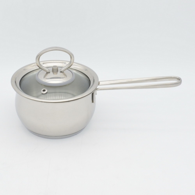 Ковш со стеклянной крышкой 0,7л.,