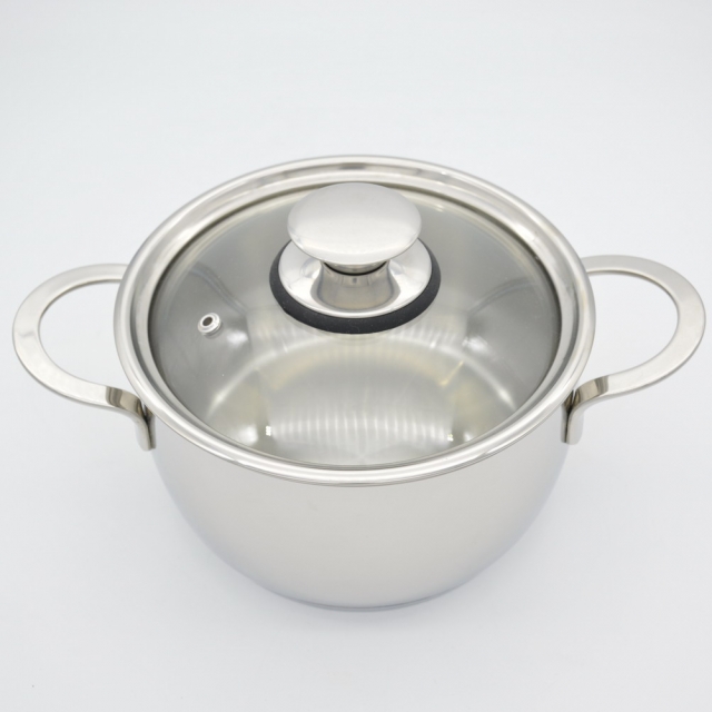 Кастрюля со стеклянной крышкой 2,5 л.,