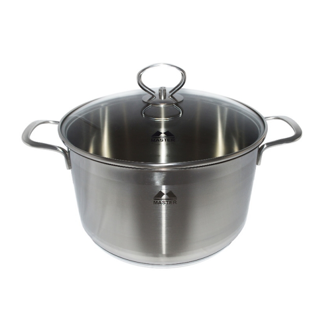 Кастрюля со стеклянной крышкой 5,8 л.,