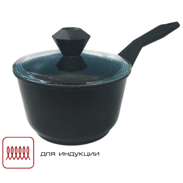 Ковш 1.5 л., со стеклянной крышкой