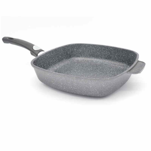 Сковорода квадратная со съемной ручкой 26cм.,