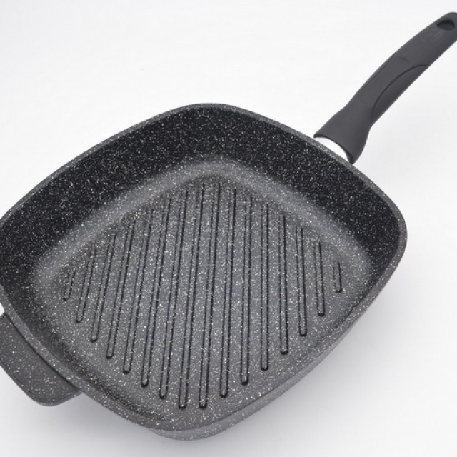 Сковорода-гриль квадратная 26х26см