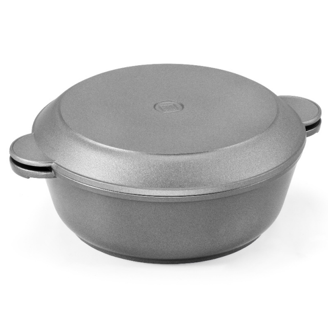 Жаровня 26см.с литой крышкой