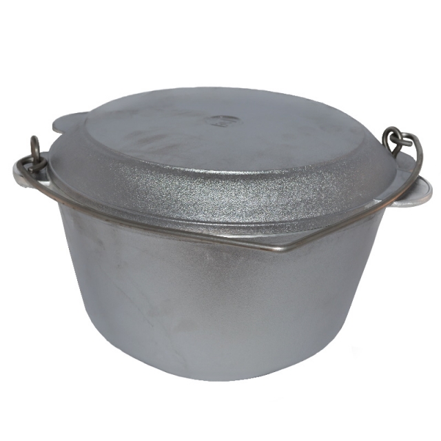 Казан 10,0 л. с литой крышкой