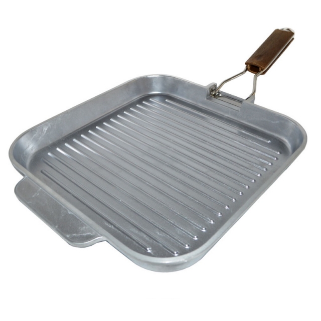 Сковорода-гриль квадратная 28см со складной ручкой