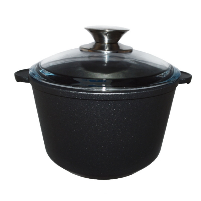 Кастрюля универсальная 3,0л со стеклянной крышкой